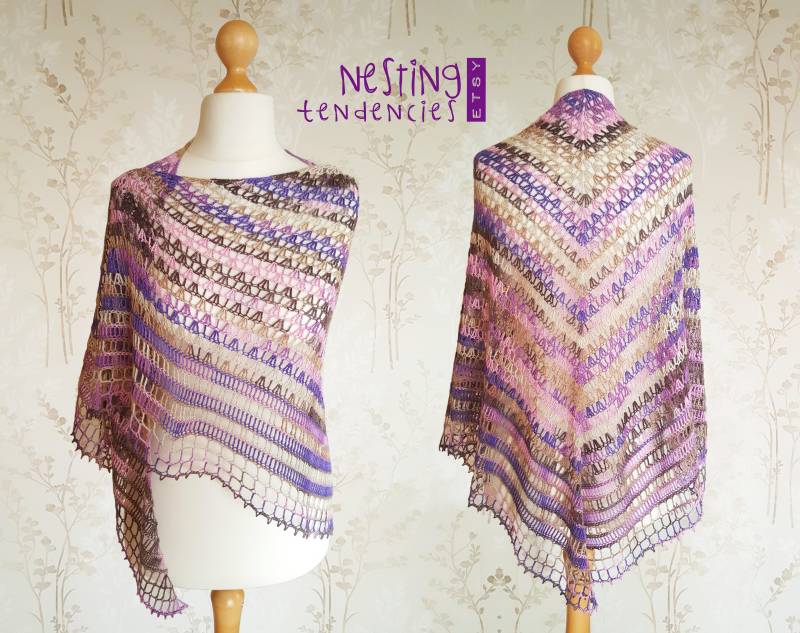 Handgemachte Häkelarbeit Bambus Schal Lace Sommer Wrap. Ombre Gestricktes Sommer-Accessoire Handgemachte Häkelarbeit Bambus Schal Lace Sommer Wrap. Ombre Gestricktes Sommer-Accessoire von NestingTendencies