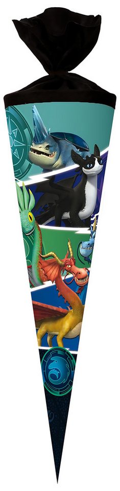 Nestler Schultüte Nestler Schultüte Filzv. 70 cm rund DragonsNineRealm DreamW von Nestler