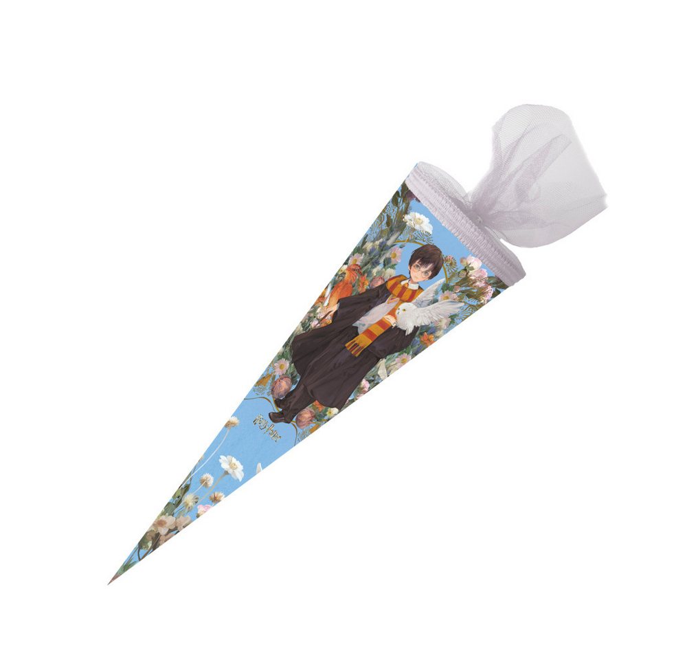 Nestler Schultüte Nestler Schultüte Harry Potter Fantasy rund mit Tüllverschluss 50cm von Nestler