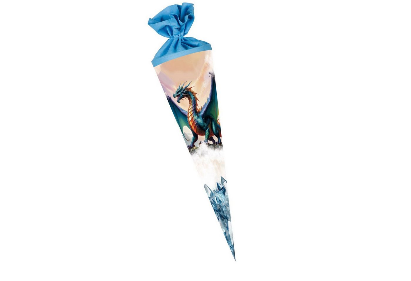 Nestler Schultüte Nestler Schultüte Kristall Drache 70 cm rund Filz Nestler Schultüte Nestler Schultüte Kristall Drache 70 cm rund Filz von Nestler