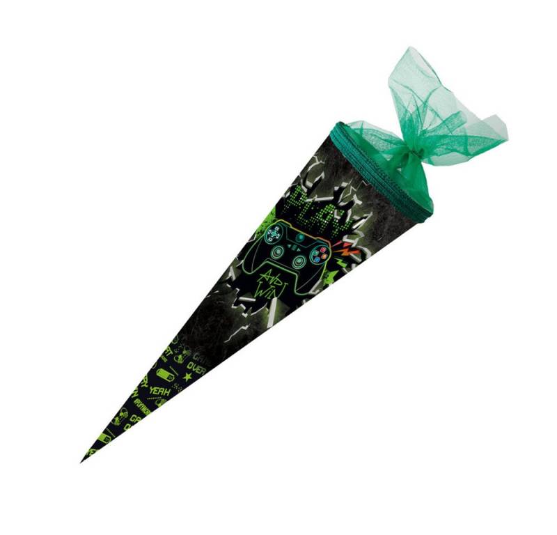 Nestler Schultüte Nestler Schultüte Play & Win rund mit Tüllverschluss 50cm von Nestler