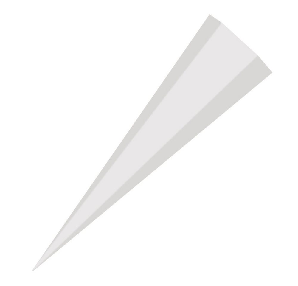 Nestler Schultüte Nestler Schultüte Rohling eckig weiß 85cm von Nestler