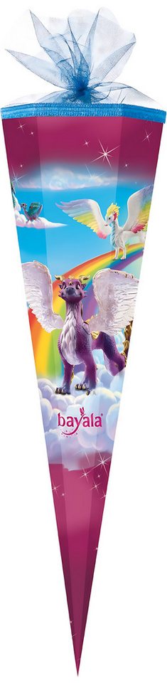 Nestler Schultüte Nestler Schultüte Tüllv. 85 cm 6-eckig bayala Dra2 Schleich von Nestler