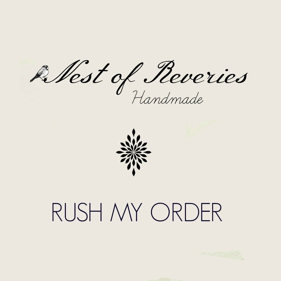 Rush My Order - Ihre Bestellung Wird An Der Front Linie Gesendet Und in 2 Werktagen Versendet von NestofReveries