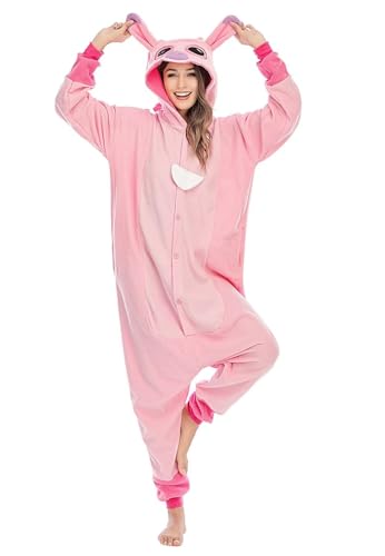 Nestoto Onesie Pyjama Animal Costume Cosplay Unisex-Erwachsene Herbst und Winter Tier Pyjama von Nestoto