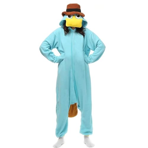 Nestoto Onesie Tier Damen Sleepwear Erwachsene Hoodie Tier Jumpsuit Pyjamas Tieroutfit von Nestoto