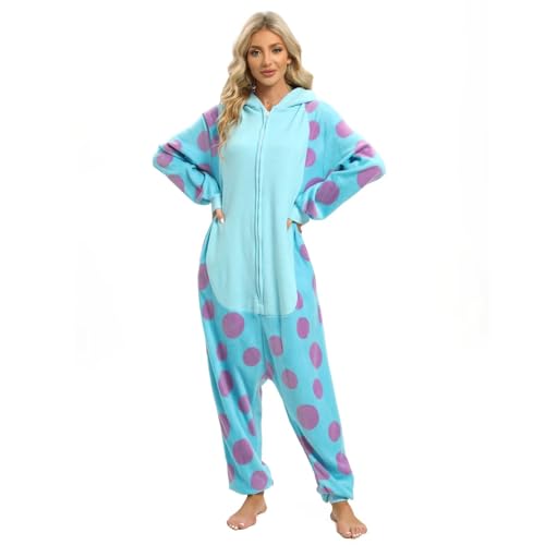 Nestoto Onesie Tier Damen Sleepwear Erwachsene Hoodie Tier Jumpsuit Pyjamas Tieroutfit von Nestoto