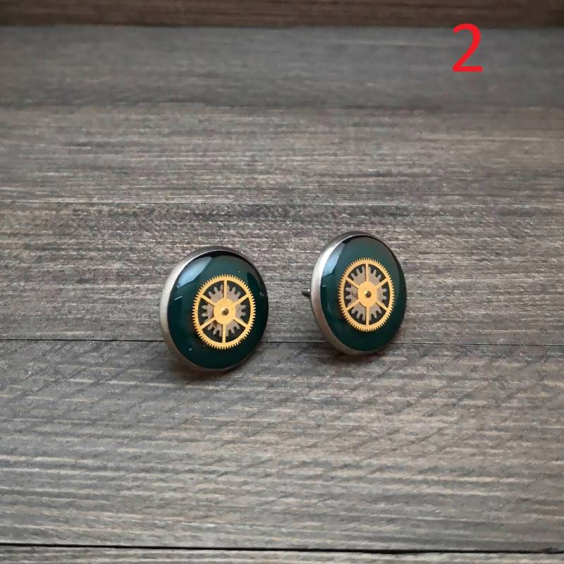 steampunk Ohrstecker, Uhr Teile Zahnräder Nestre, Nestre steampunk Ohrstecker, Uhr Teile Zahnräder Nestre, Nestre von NestreJewellery
