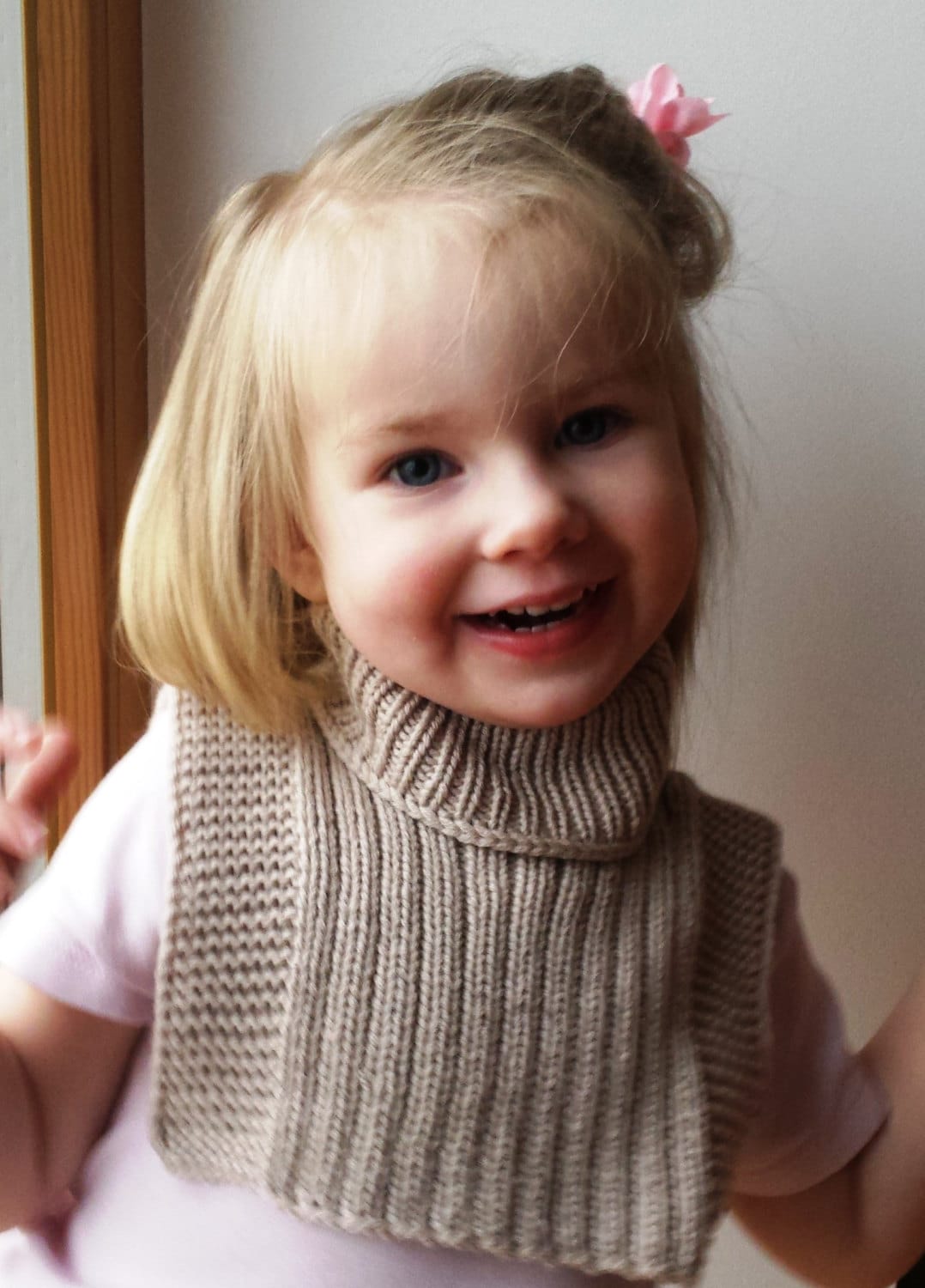 Merino Wolle Beige Halswärmer Für Baby, Kleinkind, Kind, Handgestrickt Schal, Rollkragen/ Kragen 2-10 Jahre. Auch Andere Farben von NesyBaby