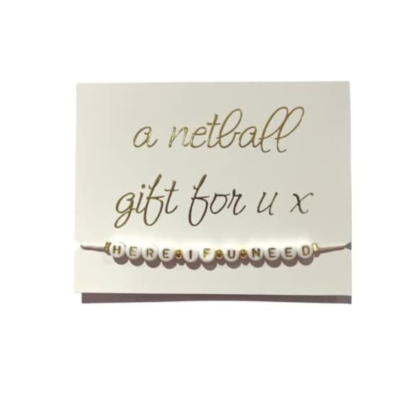 Hier Ist Ein Handgemachtes Armband Für Netzballspieler - Ein Perfektes Geschenk Hier Ist Ein Handgemachtes Armband Für Netzballspieler - Ein Perfektes Geschenk von NetballGirlCode