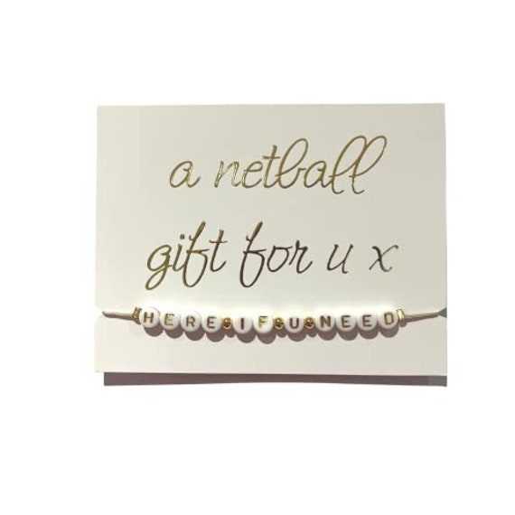 Hier Ist Ein Handgemachtes Armband Für Netzballspieler - Ein Perfektes Geschenk von NetballGirlCode