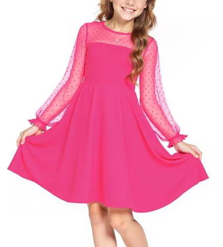 Neteson Kleider Mädchen Langarm Rundhals Hochzeit Partykleid Elegant Abendkleid A-Linie Freizeitkleid 6-16 Jaher Neteson Kleider Mädchen Langarm Rundhals Hochzeit Partykleid Elegant Abendkleid A-Linie Freizeitkleid 6-16 Jaher von Neteson