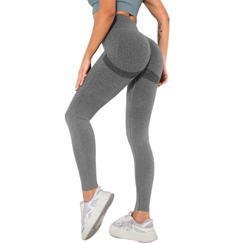 Neteson Scrunch Butt Leggings Damen High Waist Blickdicht Sport Leggings Lange Yoga Pants Gym Sporthose Elastische Jogging Hose von Neteson