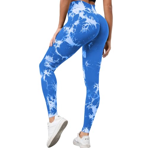 Neteson Scrunch Butt Leggings Damen High Waist Sport Leggings Booty Scrunch Lang Seamless Yoga Gym Hosen Push Up von Neteson