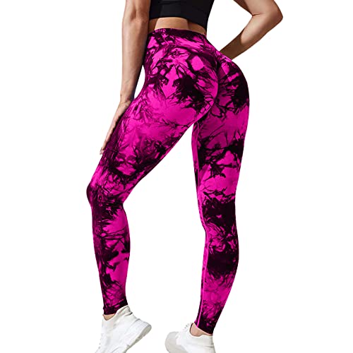 Neteson Scrunch Butt Leggings Damen High Waist Sport Leggings Booty Scrunch Lang Seamless Yoga Gym Hosen Push Up von Neteson