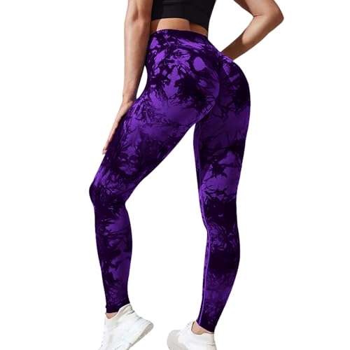 Neteson Scrunch Butt Leggings Damen High Waist Sport Leggings Booty Scrunch Lang Seamless Yoga Gym Hosen Push Up von Neteson