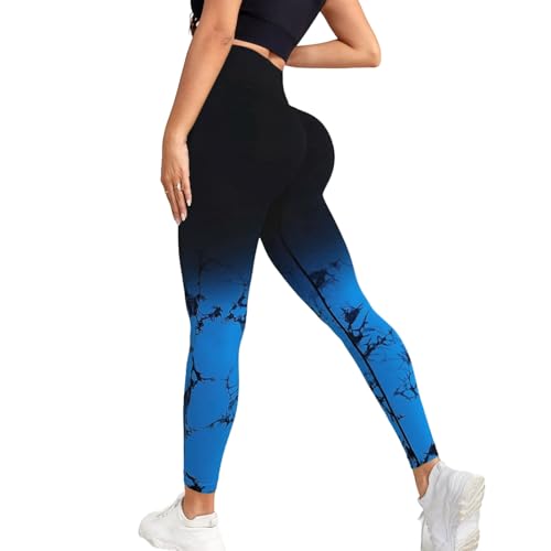 Neteson Scrunch Butt Leggings Damen High Waist Sport Leggings Booty Scrunch Lang Seamless Yoga Gym Hosen Push Up von Neteson