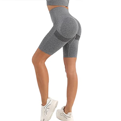 Neteson Scrunch Butt Sportshorts Damen Hohe Taille Nahtlose Kurze Leggings Push Up Booty Radlerhosen Blickdicht Gym Shorts Fitness Yoga Tights von Neteson