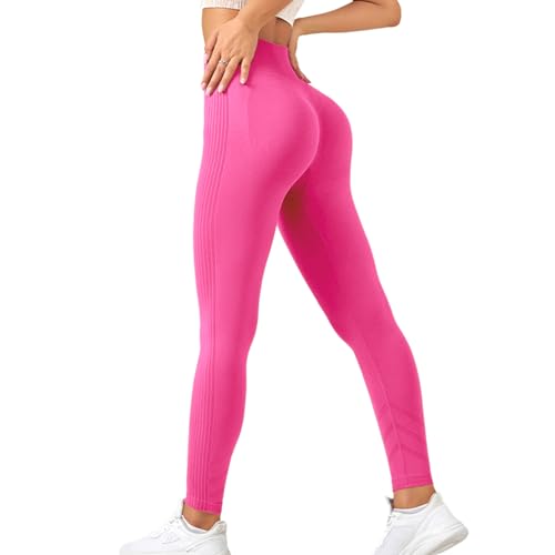 Neteson Sport Leggings Damen High Waist Blickdicht Scrunch Butt Leggings Push Up Booty Elastische Sporthose Jogging Hose Yoga Pants von Neteson