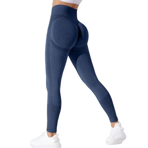Neteson Sport Leggings Damen High Waist Blickdicht Scrunch Butt Leggings Push Up Booty Elastische Sporthose Jogging Hose Yoga Pants von Neteson