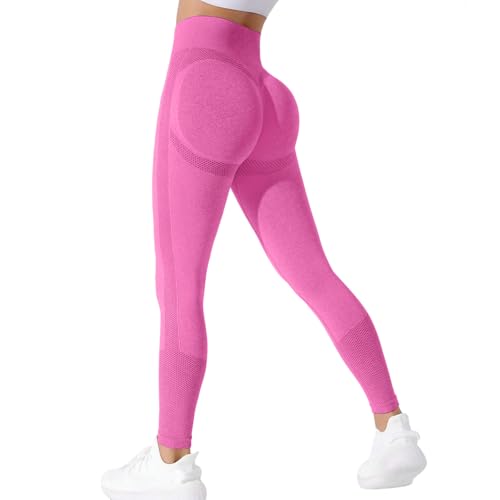 Neteson Sport Leggings Damen High Waist Blickdicht Scrunch Butt Leggings Push Up Booty Elastische Sporthose Jogging Hose Yoga Pants von Neteson