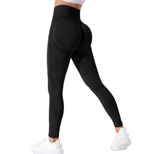 Neteson Sport Leggings Damen High Waist Blickdicht Scrunch Butt Leggings Push Up Booty Elastische Sporthose Jogging Hose Yoga Pants von Neteson