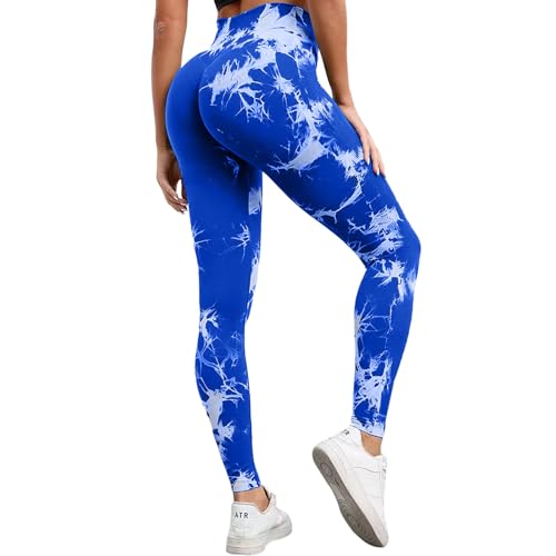 Neteson Sport Leggings Damen High Waist Scrunch Butt Leggings Push Up Blickdicht Leggins Booty Seamless Sporthose für Yoga Gym Hosen von Neteson