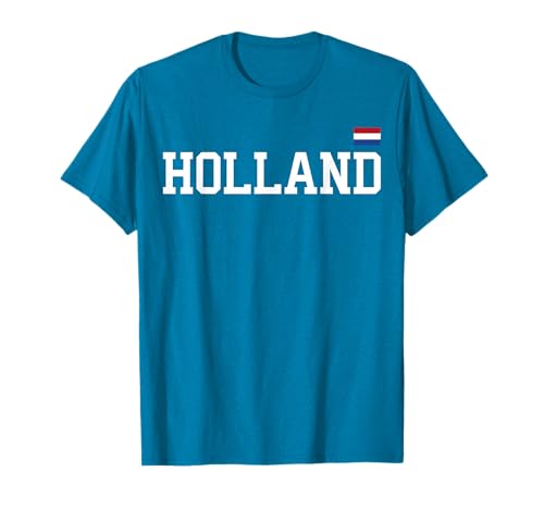 Holland Niederlande T-Shirt Damen Herren Kinder Niederländische Flagge Orange T-Shirt von Netherlands Holland Dutch Gifts Superdazzle