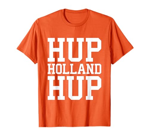 Niederlande Shirt Damen Herren Niederländische Fußball Hup Holland Oranje T-Shirt von Netherlands Holland Dutch Gifts Superdazzle