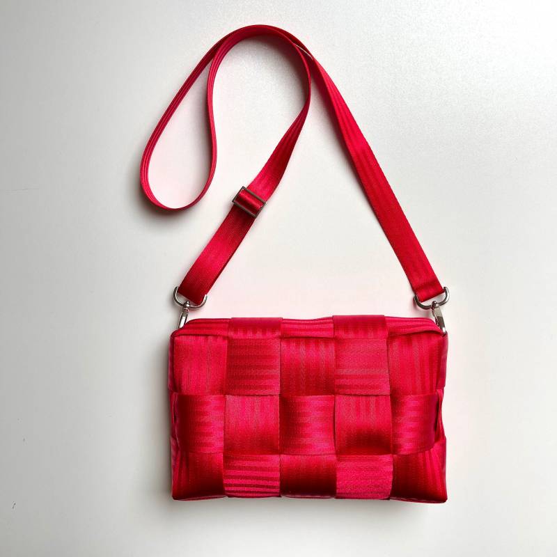 Tasche in Rot Handtasche Abendtasche Mit Gurt Oder Kette von Nettekind
