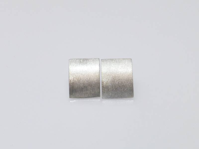 Ohrstecker Rechteck Silber 925 Versch. Größen, Silberohrstecker von NettesSchmuckwerk