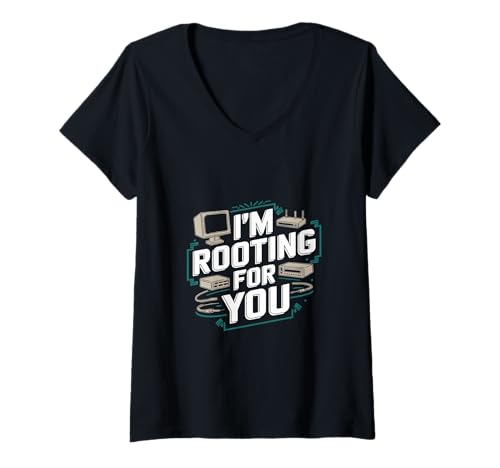 Damen Lustiger Netzwerkingenieur Netzwerkadministrator-Computer T-Shirt mit V-Ausschnitt Damen Lustiger Netzwerkingenieur Netzwerkadministrator-Computer T-Shirt mit V-Ausschnitt von Network Engineer Designs