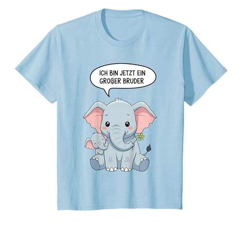 Kinder Großer Bruder Elefant Baby Ich Bin Jetzt EIN Großer Bruder T-Shirt Kinder Großer Bruder Elefant Baby Ich Bin Jetzt EIN Großer Bruder T-Shirt von Neue Großer Bruder Geburtstags Geschenke