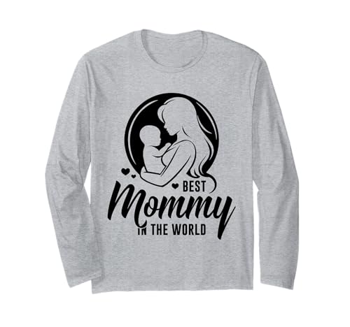 Best Mommy Beste Mama Neugeborenes Baby Liebevolle Mutter Langarmshirt Best Mommy Beste Mama Neugeborenes Baby Liebevolle Mutter Langarmshirt von Neue Mama Baby Liebe Junge Mutter Geburt Babyglück