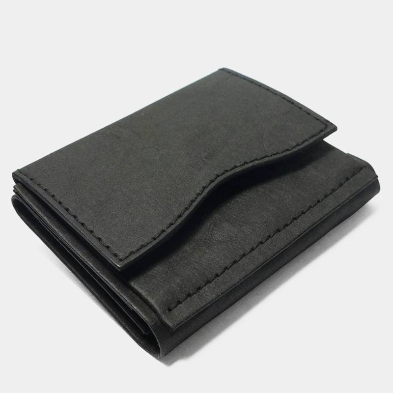 Minimal Wallet Männer - Portemonnaie Aus Papier, Schwarz Reißfest & Wasserfest Kompakt, Leicht, 3 Kartenfächer, Münzfach Junges Design von NeueGeneration