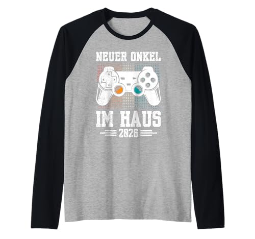 Familie Set New Uncle ON The Block 2026 LUSTIG Neues Baby Raglan von Neues Baby Geschenk Nachwuchs T-Shirt Familie Set