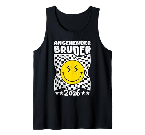 Neues Baby ANGEHENDER Bruder 2026 Lustig Brüder Tank Top von Neues Baby Geschenk Nachwuchs T-Shirt Familie Set
