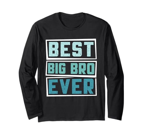 Neues Baby Best Big BRO Ever Lustiges Brüder Langarmshirt von Neues Baby Geschenk Nachwuchs T-Shirt Familie Set