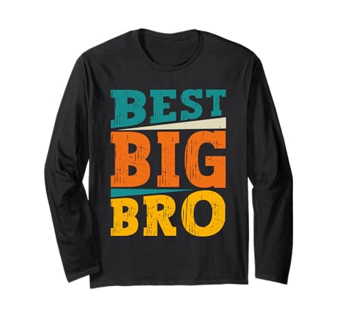 Neues Baby Best Big BRO Ever Lustiges Brüder Langarmshirt von Neues Baby Geschenk Nachwuchs T-Shirt Familie Set