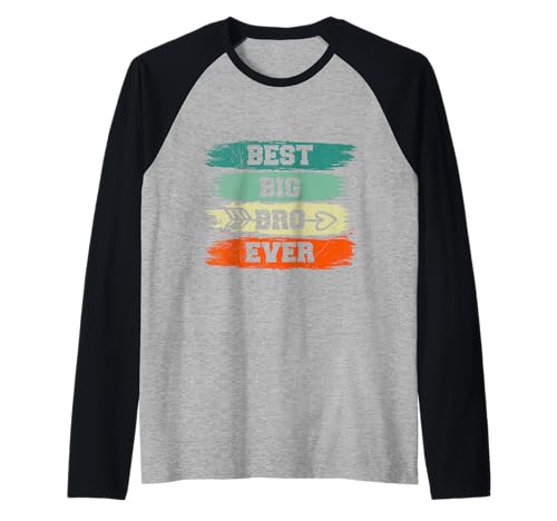 Neues Baby Best Big BRO Ever Lustiges Brüder Raglan von Neues Baby Geschenk Nachwuchs T-Shirt Familie Set