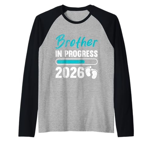 Neues Baby Brother Progress 2026 Brüder Raglan von Neues Baby Geschenk Nachwuchs T-Shirt Familie Set