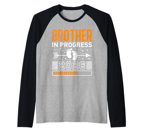 Neues Baby Brother Progress 2026 Brüder Raglan von Neues Baby Geschenk Nachwuchs T-Shirt Familie Set