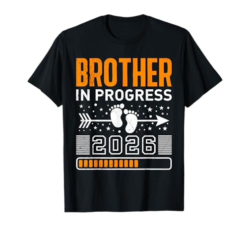 Neues Baby Brother Progress 2026 Brüder T-Shirt von Neues Baby Geschenk Nachwuchs T-Shirt Familie Set