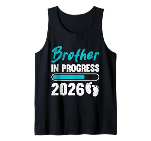 Neues Baby Brother Progress 2026 Brüder Tank Top von Neues Baby Geschenk Nachwuchs T-Shirt Familie Set