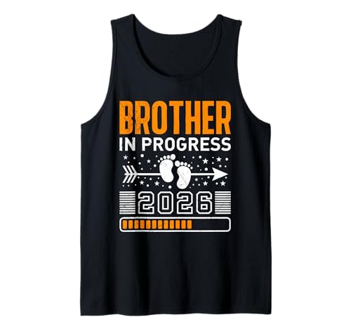 Neues Baby Brother Progress 2026 Brüder Tank Top von Neues Baby Geschenk Nachwuchs T-Shirt Familie Set