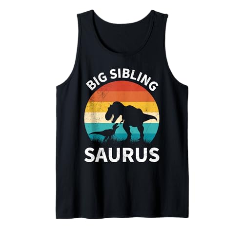 Neues Baby GROSSER BRUDERSAURUS Lustiges Brüder Tank Top von Neues Baby Geschenk Nachwuchs T-Shirt Familie Set