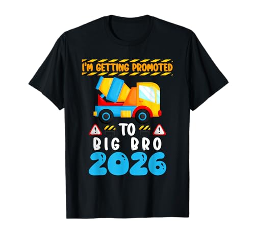 Neues Baby Getting Promoted to Big BRO 2026 Brüder T-Shirt von Neues Baby Geschenk Nachwuchs T-Shirt Familie Set