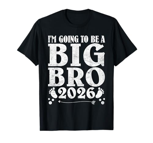 Neues Baby Going to BE A Big BRO 2026 Lustig Brüder T-Shirt von Neues Baby Geschenk Nachwuchs T-Shirt Familie Set
