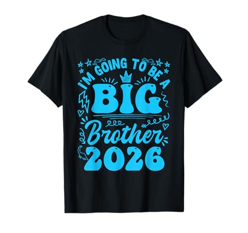Neues Baby Going to BE A Big BRO 2026 Lustig Brüder T-Shirt von Neues Baby Geschenk Nachwuchs T-Shirt Familie Set