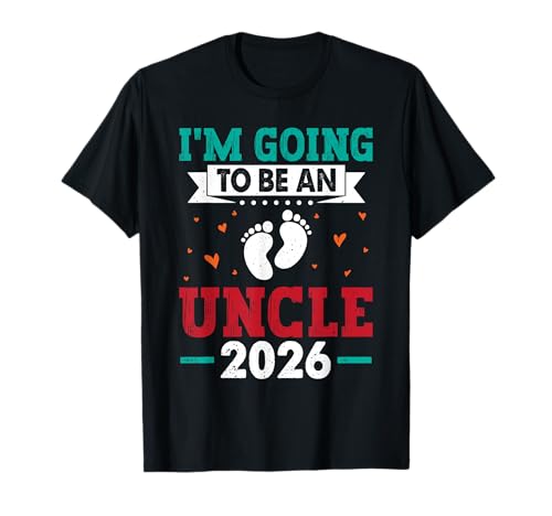 Neues Baby Going to BE AN Aunt 2026 Lustiges Tanten T-Shirt von Neues Baby Geschenk Nachwuchs T-Shirt Familie Set